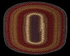 Thanksgiving Oval Rug