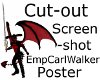 Cut-out EmpCarl poster