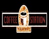 HM COFFEE STATION SIGN