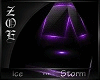 Purple Pyramid Hologram