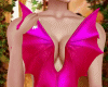 Bat Hot Pink Gown