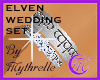 Elven Wedding Set Silver