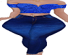 BLUE LACE CROP N JEANS