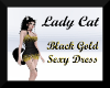 LC Black Gold Dress