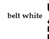 WHITE BELT