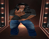 Open Jean Shirt black
