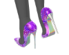 *Purple White Holo Heels
