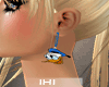 donald duck earrings