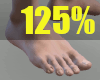 [G] Feet 125%