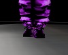 Purple Skull Sneakers