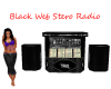 Black Web Stero Radio