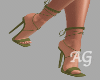 Diosa Green Heels