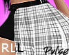 Plaid Skirt White | RLL