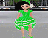 Niña flamenca  verde