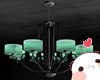 Minty Chandelier