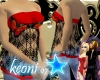keoni butter lace redtop