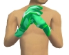Sapphy Green Gloves