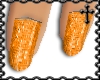 * Dainty Orange Nails