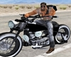 Black Harley Bobber