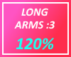long arms | 120 scaler