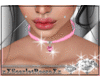 Pink Heart Choker