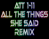all the things she said