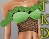 Flowered Top in Mint
