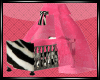 |Pink Zebra Crib|