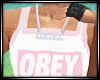 OBEY childs top pink