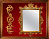 18th C Polychrome Mirror