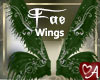 .a Fae Wings Jade Green