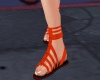 MxU-Flat red Sandals