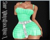 Teal Plaide Dress