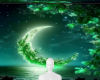 Green moon lake bg