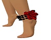 Red Rose Ankle Breacelet