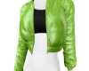 green padded jacket