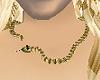 (k) gold snake necklace