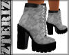 Lace Grey Boots