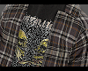 ヨネ. Flannel Hoodie