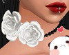 White Rose Choker