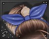 !S Cute Hair Bow Blue 3