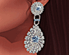 Blue l Cocktail Earrings