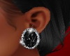 Diamond Black Earrings