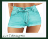 JT Teal Jeans Shorts