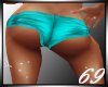 Aqua Hot Pants