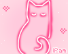 p. kitty neon sign