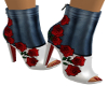 Special Roses White Boot