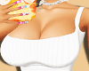 Plain White Vest +AB|F