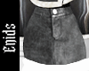 E.Black Faux skirt