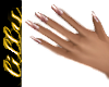 Rose Gold long nails